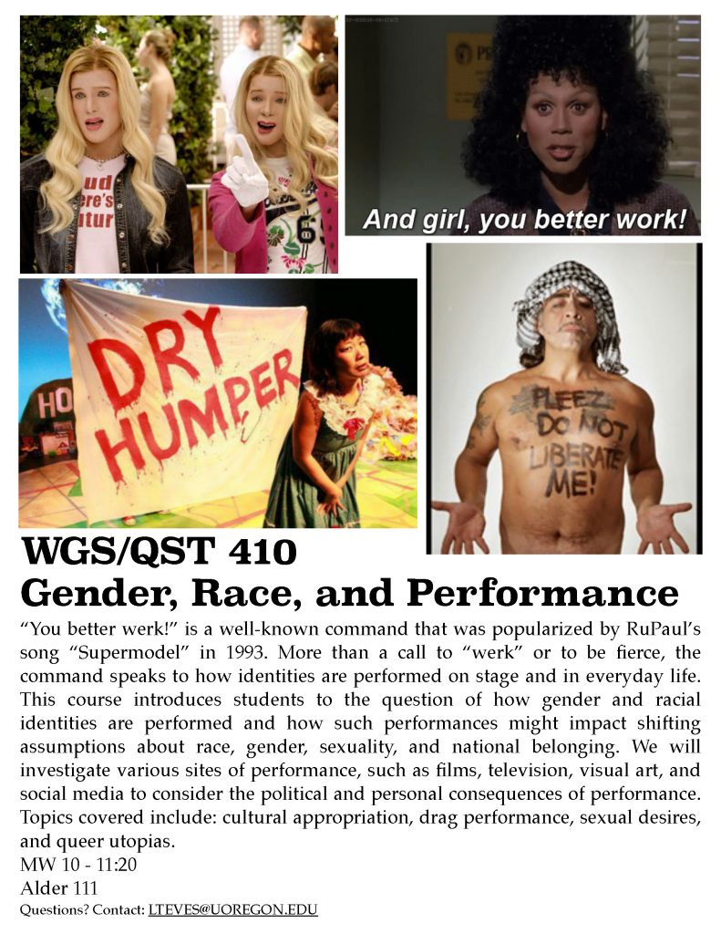 Flyer for WGS 410